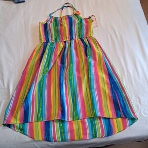 Sweet Heart Rose girls size 16 high low dress, pastel rainbow dress